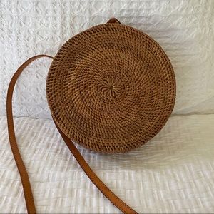 Straw Crossbody Bag
